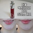 디올 어딕트 립 맥시마이저 022 인텐스 레드 내돈내산 feat. 입술 발색 후기
