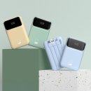 예뻐요 | 이어맥 팬톤 빌트인 케이블 보조배터리 10000mAh 실제 사용 후기, 편리하고 예뻐요