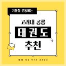 고려대 태권도 이미지