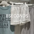자루웨어 | [8SECONDS] 에잇세컨즈 여름 코지 웨어 아이템 입어보기 솔직 후기 (리조트 스트라이프 팬츠, 우드 장식...