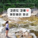 해피밸리 | 강원도 강릉 계곡 펜션 : 노을이 예쁜 가성비 감성 숙소 &#39;해피밸리&#39; 5호 후기!