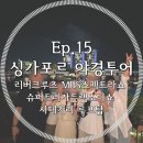 Ep.15 싱가포르 야경투어 후기(리버크루즈+MBS스펙트라쇼+슈퍼트리가든랩소디쇼+사테거리+루프탑)