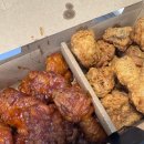 [교촌치킨 신메뉴 후기 | 산청 원지점 포장 주문] 아이들도 좋아하는 후라이드반반 &amp; 떡볶이 !