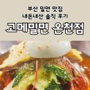 고메밀면 온천점 | 부산 밀면 맛집 "고메밀면 온천점" 내돈내산 솔직 후기