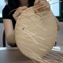 [성인] 라탄공예 원형 거울 만들기 | [애일리아] 멘토링프로그램 라탄공예 원데이클래스 후기; 곰돌이귀 라탄거울_구로라탄공방