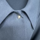 J1344 | 주르티 하트 버튼 블라우스 네이비 j1344 착용후기