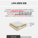 LPM(Low Pressure Melamine) 시트와 합판 이미지