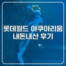 잠실역 롯데월드 아쿠아리움 내돈내산 후기