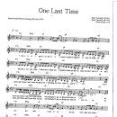 Ariana Grande / One last time 악보 이미지
