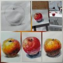 소묘수채화 | [불로동미술] 초등 고학년 중학생 미술 특강 후기｜소묘·수채화 기본기 수업분위기 공유/작품을 액자에...