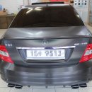 [자동차표면보호필름] 벤츠C63 AMG 3M 1080 Brushed Black Metallic 카스킨 전체시공 이미지