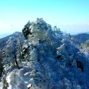 ▣ 지리산야:- 폭설내린후 환상적인 아름다운 설경속 일출과 운해 이미지