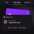 백원정 | 베트남 나트랑 토스카드 ATM 수수료 무료 환전 환율비교