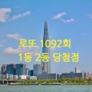 CU마산마린점 | 로또 1092회 1등 2등 당첨지역 당첨점