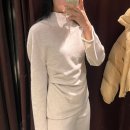 탑 소프트 | 자라 셋업 피팅 후기 (소프트 턱 디테일 탑 + 소프트 와이드 팬츠)