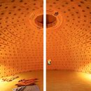 피라미드 구들 황토방 이미지