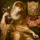 단테 가브리엘 로세티(Dante Gabriel Rossetti)의 로마의 미망인(Roman Widow) 이미지
