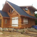 통나무집 이미지