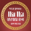 오늘의 운세 --- 2025년 11월 11일(음력 9월 22일) 甲申 화요일 농업인의 날 이미지