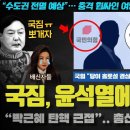 국짐당, 윤석열에 반기 시작!! "박근혜 탄핵 근접"... 서울 25% 지지율 후폭풍;;; 레임덕 실화? 역대급 반응 꿀잼각ㅋ 이미지