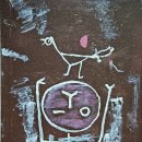 ★★★ 張旭鎭(1917~1990) 1973年 作 새와 아이 H41 W31.8 / 6Foil on canvas 이미지