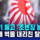 욱일기 들고 "조센징 놈들"…격분해 벽돌 내리친 탈북자 이미지