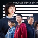 2.그래프로 보는 2022년 일본 넷플릭스 인기 TV프로그램 월간 순위 이미지