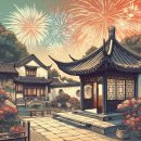 해와달 그리고 사람들 이미지