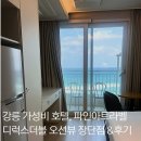 강릉 안목해변 파인아트라벨호텔 장단점, 디럭스 더블 오션뷰 후기