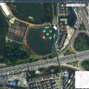 대한민국 야구장 위성사진 이미지