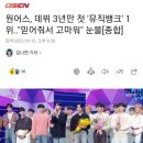 원어스, 데뷔 3년만 첫 '뮤직뱅크' 1위.."믿어줘서 고마워" 눈물[종합] 이미지