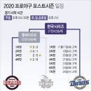 2020 KBO 한국시리즈 경기 일정 이미지