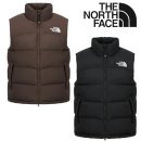 이안 더 클래식 A, B | 노스페이스 퍼피 온 EX 베스트 패딩조끼 블랙 코코아브라운 사이즈팁 착용샷 NV3NR53A NV3NR53B