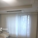 부천점 기흥푸르지오포레피스 사랑마을선경 아이보리암막커튼 유니슬렛 스마트커튼 트리플쉐이드 시공후기