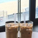 강릉 오션뷰 카페 고심쌀롱, 사천진해변 애견동반 카페 누룽지 칠곡라떼 내돈내산 후기