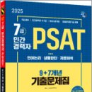 2025 최신판 시대에듀 7급/민간경력자 PSAT 9+7개년 기출문제집,시대고시기획 이미지