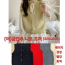 (여)금단추 니트 조끼 이미지