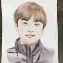 펜드로잉과 수채화 이미지