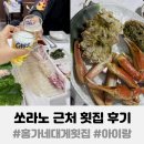 홍가네대게횟집 | 설악 쏘라노 근처 횟집 픽업서비스가 가능한 홍가네 대게횟집 4인가족 이용후기 (성인2, 아이2)