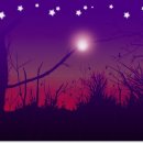 노을빛 풍경 이미지