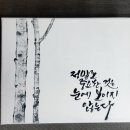 배우기 쉬운 그림 캘리그라피 이미지