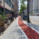 광주천변 자전거 도로 이미지