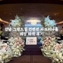 라즈베리힐 | 💍 강남 그랜드힐 컨벤션 사브리나홀 웨딩 하객 후기