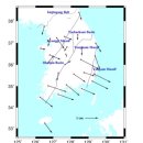 지진때문에 대한민국 좌표 바뀜 이미지