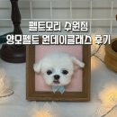 심구디자인 | [펠트모리 수원점] 뭉치랑 똑닮은 수원양모펠트 원데이클래스 후기 🐶