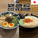 후쿠오카 텐진 신신라멘 주말 토요일 저녁 웨이팅 및 이치란 라멘 비교 후기