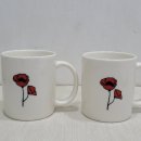 문화누리카드-단 1세트! 핸드페인팅 양귀비 생활도자기 7P 풀세트 이미지