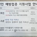 성인 예방접종 지원사업 이미지