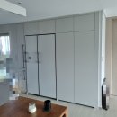 노원-현장-1410 | 냉장고장 문설치 냉장고 위 틈 맞춤 도어 제작 시공