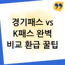 (주)포바이포 | 경기패스 교통카드신청 방법 완벽 정리! K패스 비교 및 환급 후기